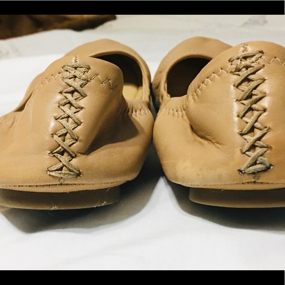 Lucky brand Emmie leather ballet flats nude tan - Picture 4 of 6